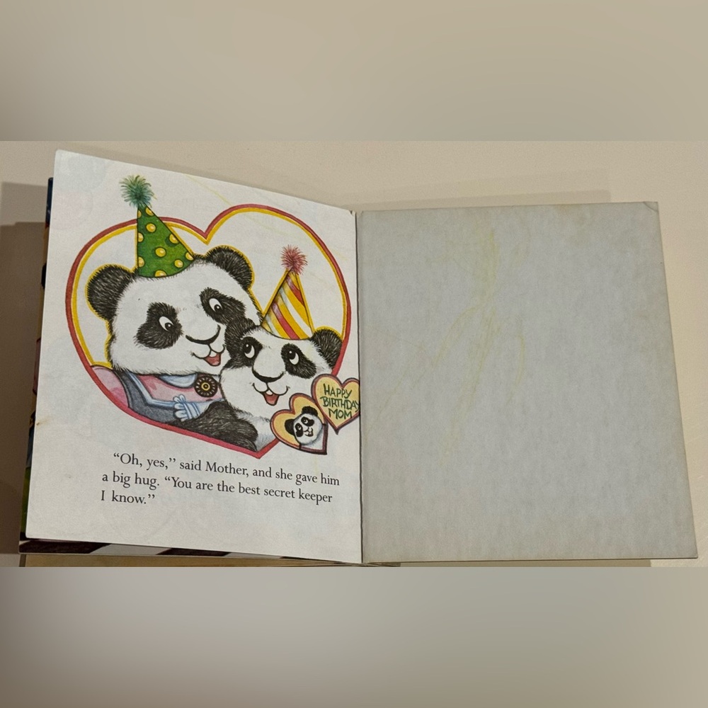 Vintage 1982 Panda Bear's Secret - First Little Golden Book Muntean Santoro - Picture 14 of 16